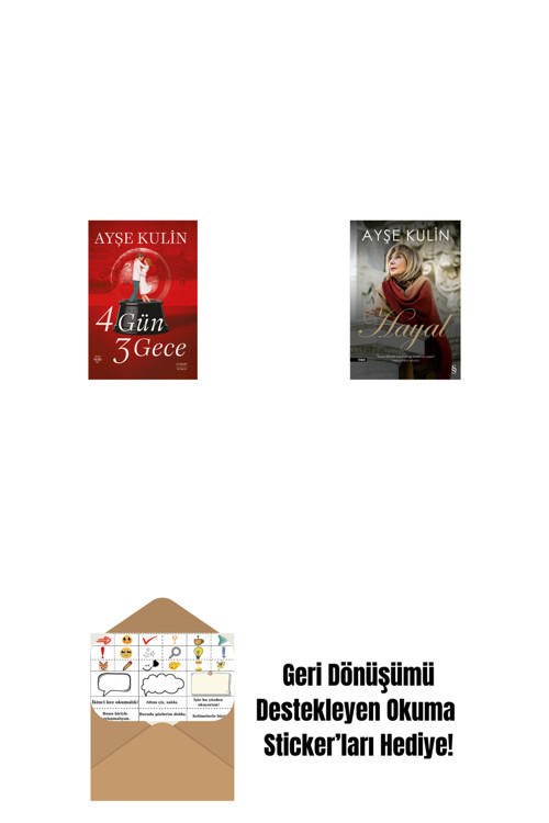 Everest Yayınları 4 Gün 3 Gece + Hayal + Okuma Sticker'Ları