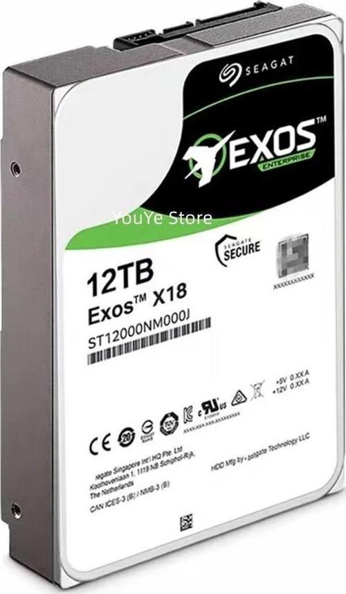 12TB EXOS ST12000NM000J 7200 RPM 256MB SATA-3 Enterprise Nas Diski