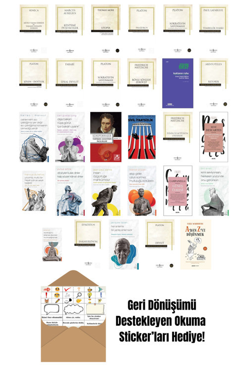 İş Bankası Kültür Yayınları En Çok Okunan Felsefe Kitapları 29 Kitap Set