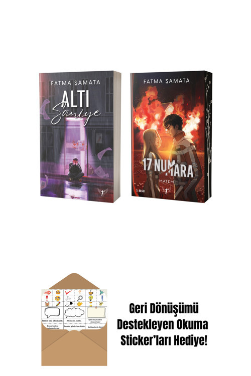Artemis Yayınları Altı Saniye + 17 Numara - Matem + Okuma Sticker'Ları
