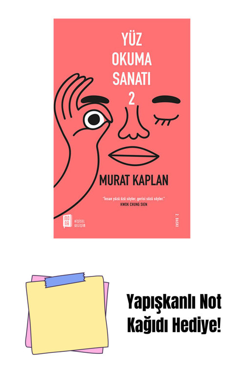 Mona Kitap Yüz Okuma Sanatı - 2 + Yapışkanlı Not Kağıdı