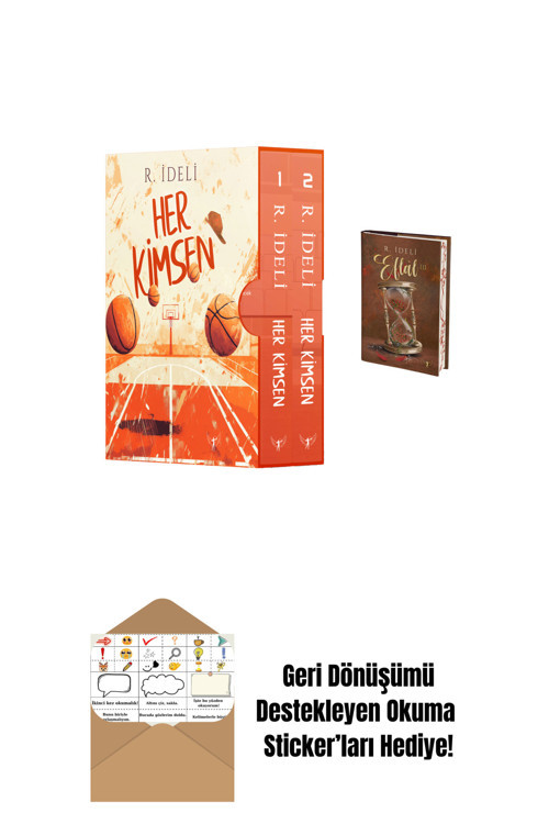 Artemis Yayınları Her Kimsen Serisi Kutulu Set (Ciltli) + Eflâl 3 (Ciltli) + Okuma Sticker'Ları