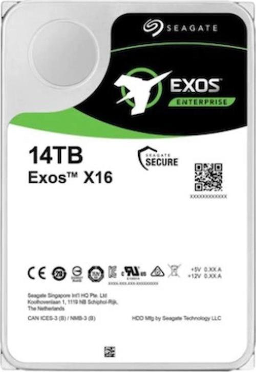 3.5" 14TB EXOS ST14000NM001G 7200 RPM 256MB SATA-3 Güvenlik Diski