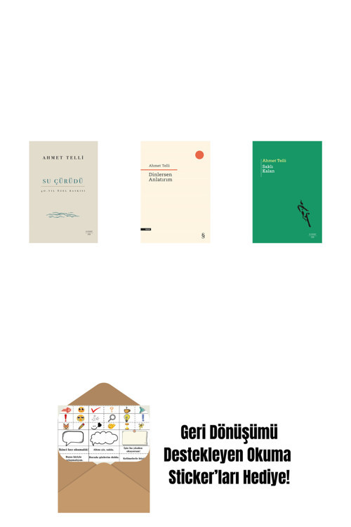 Everest Yayınları Su Çürüdü (Ciltli) + Dinlersen Anlatırım + Saklı Kalan + Okuma Sticker'Ları