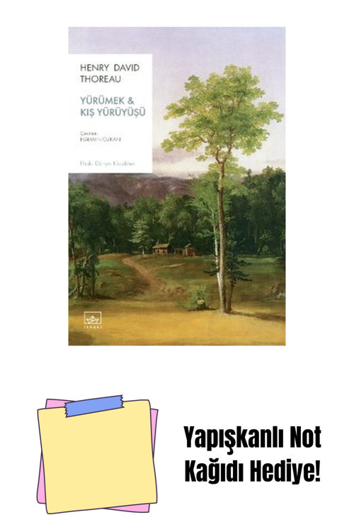 İthaki Yayınları Yürümek & Kış Yürüyüşü + Yapışkanlı Not Kağıdı