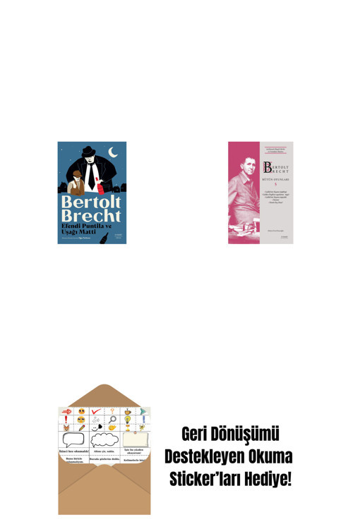 Everest Yayınları Efendi Puntila Ve Uşağı Matti + Bertolt Brecht - Bütün Oyunları 5 (Ciltli) + Okuma Sticker'Ları