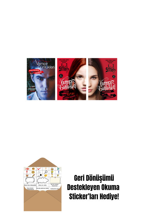 Artemis Yayınları L. J. Smith 3 Kitap Set + Okuma Sticker'Ları