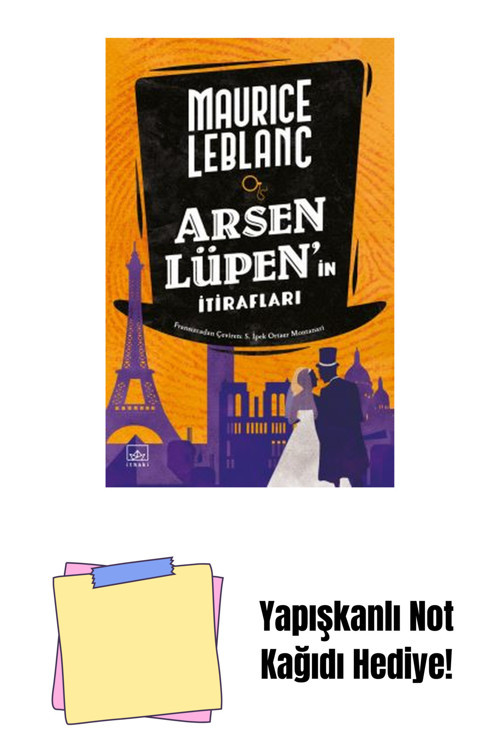 İthaki Yayınları Arsen Lüpen’İn İtirafları + Yapışkanlı Not Kağıdı