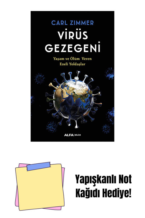 Alfa Yayıncılık Virüs Gezegeni + Yapışkanlı Not Kağıdı