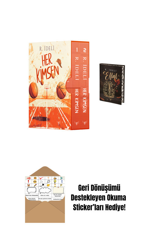 Artemis Yayınları Her Kimsen Serisi Kutulu Set (Ciltli) + Eflâl 2 (Ciltli) + Okuma Sticker'Ları