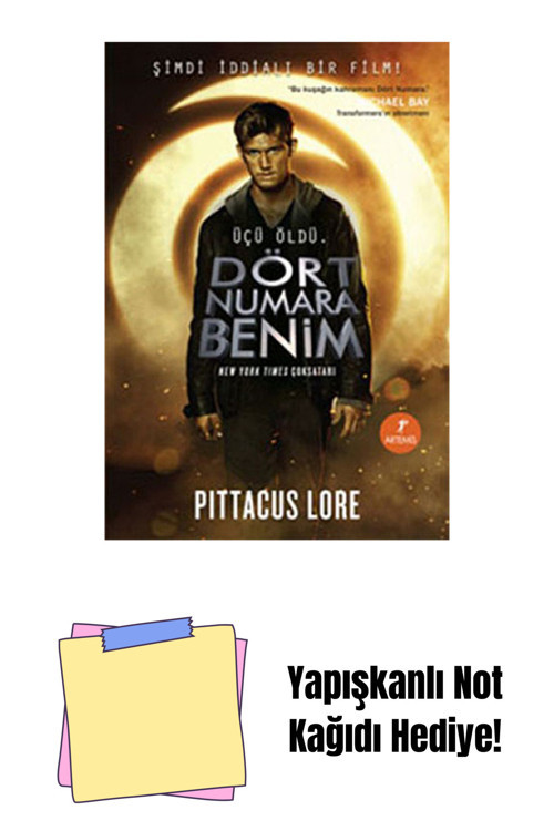Artemis Yayınları Dört Numara Benim + Yapışkanlı Not Kağıdı