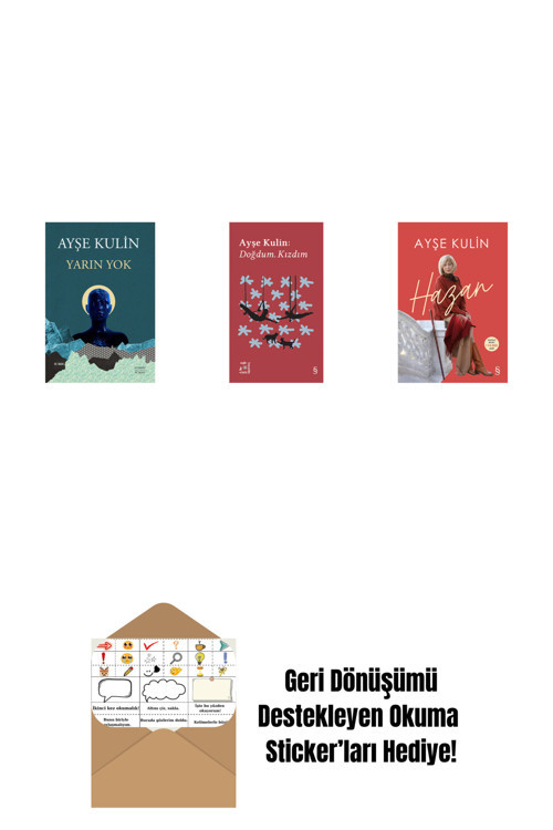 Everest Yayınları Yarın Yok + Everest Açıkhava 19 - Doğdum. Kızdım + Hazan + Okuma Sticker'Ları