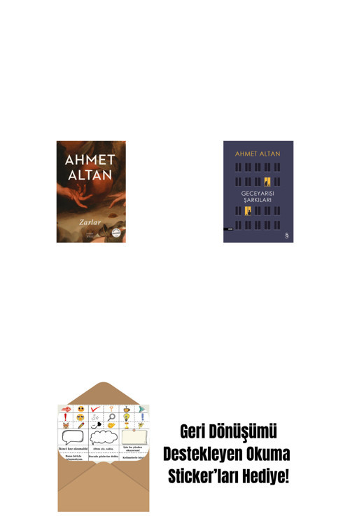 Everest Yayınları Zarlar + Geceyarısı Şarkıları + Okuma Sticker'Ları