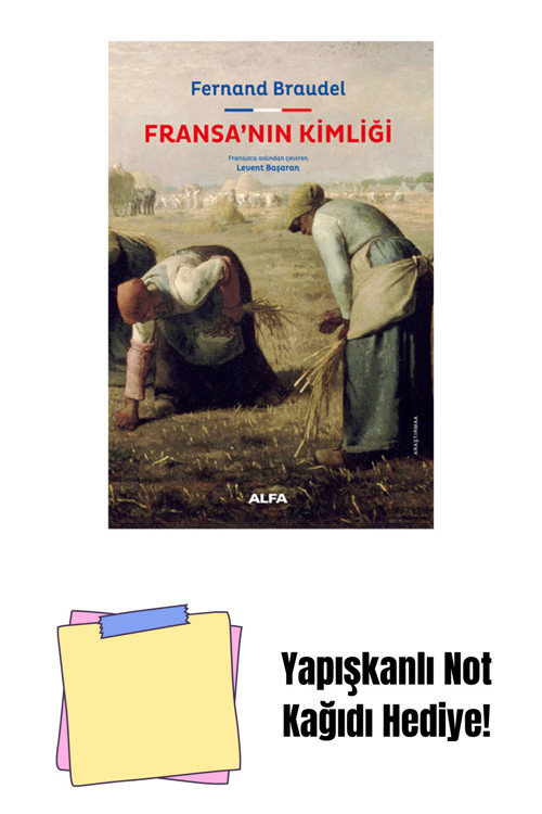 Alfa Yayıncılık Fransa’Nın Kimliği + Yapışkanlı Not Kağıdı