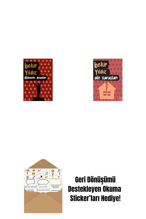 Everest Yayınları Mahşerin İnsanları + Aile Savaşları + Okuma Sticker'Ları