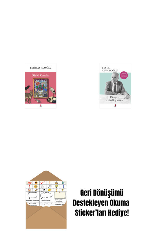 Everest Yayınları Öteki Canlar + Dünyayı Güzelleştirmek + Okuma Sticker'Ları