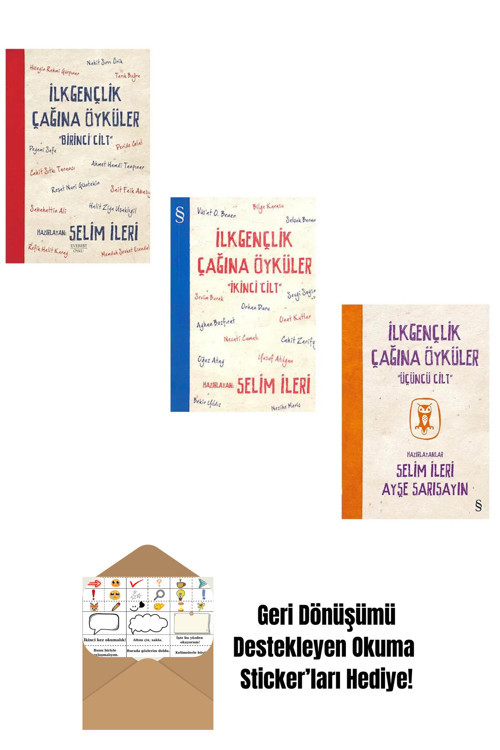 Everest Yayınları İlk Gençlik Çağına Öyküler -1 -2 Ve 3. Kitap Tam Set + Okuma Sticker'Ları