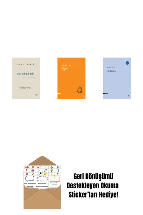 Everest Yayınları Su Çürüdü (Ciltli) + Bakışın Senin + Neylersin + Okuma Sticker'Ları