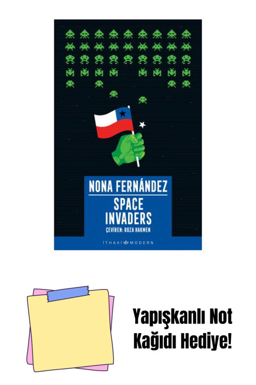 İthaki Yayınları Space Invaders + Yapışkanlı Not Kağıdı