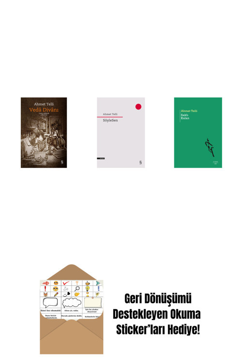 Everest Yayınları Vedâ Divânı (Bez Ciltli) + Söylesen + Saklı Kalan + Okuma Sticker'Ları