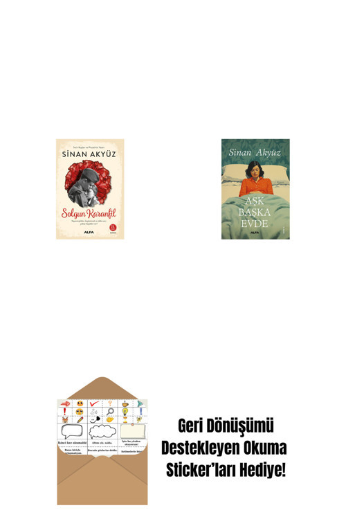 Alfa Yayıncılık Solgun Karanfil + Aşk Başka Evde + Okuma Sticker'Ları
