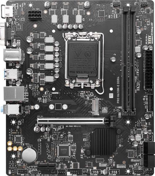 PRO H610M-E DDR4 HDMI PCIE 4.0 1700p mATX