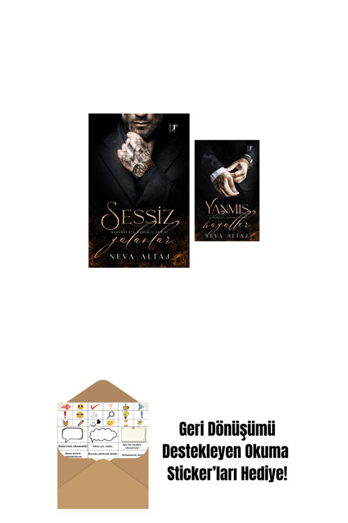 Artemis Yayınları Sessiz Yalanlar + Yanmış Hayaller + Okuma Sticker'Ları