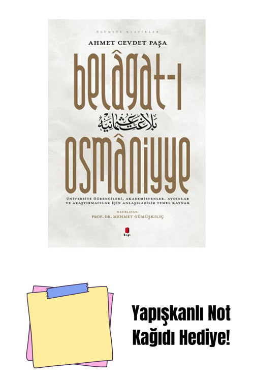 Kapı Yayınları Belagat-I Osmaniyye + Yapışkanlı Not Kağıdı