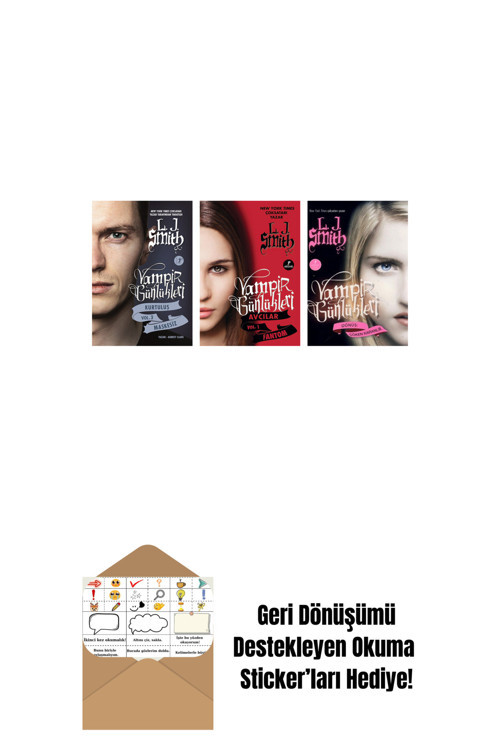 Artemis Yayınları L. J. Smith 3 Kitap Set + Okuma Sticker'Ları