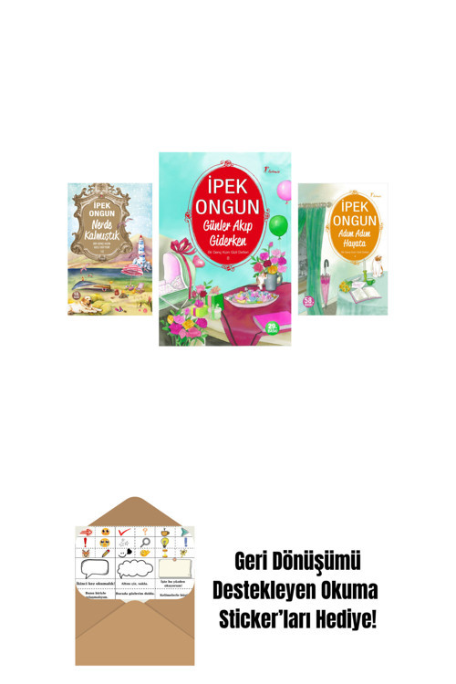 Artemis Yayınları İpek Ongun 3 Kitap Set + Okuma Sticker'Ları