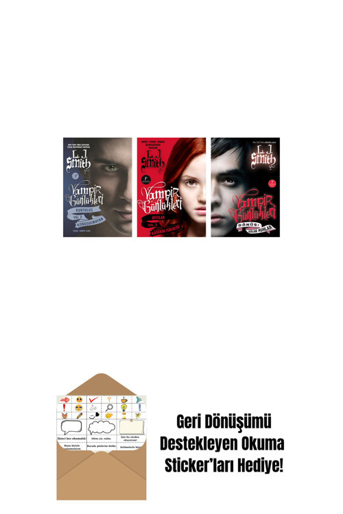 Artemis Yayınları L. J. Smith 3 Kitap Set + Okuma Sticker'Ları