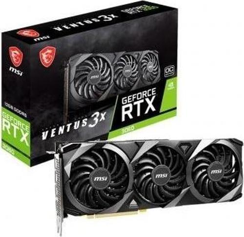 RTX3060 12GB VENTUS 3X 12G OC GDDR6 192bit HDMI DP PCIe 16X v4.0