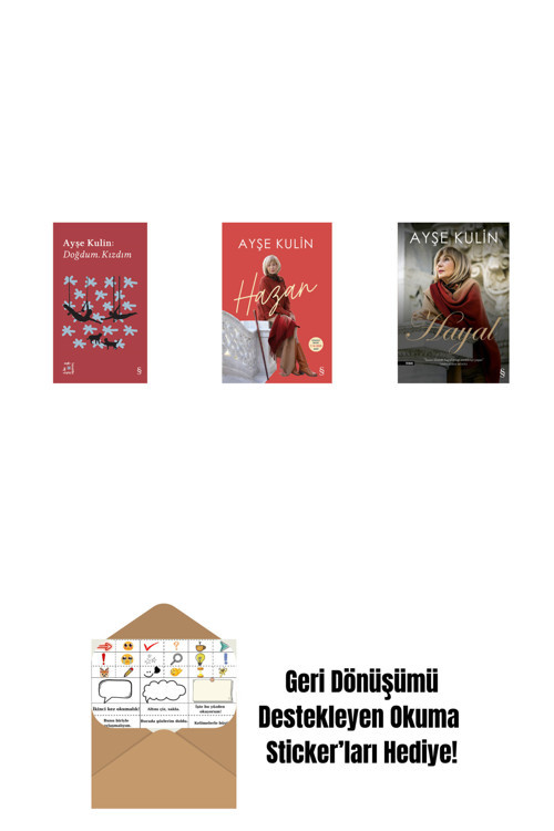 Everest Yayınları Everest Açıkhava 19 - Doğdum. Kızdım + Hazan + Hayal + Okuma Sticker'Ları
