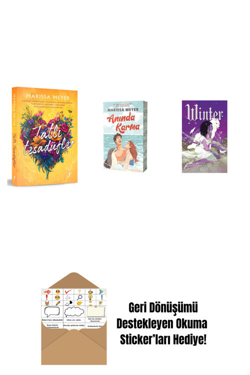 Artemis Yayınları Marissa Meyer 3 Kitap Set + Okuma Sticker'Ları
