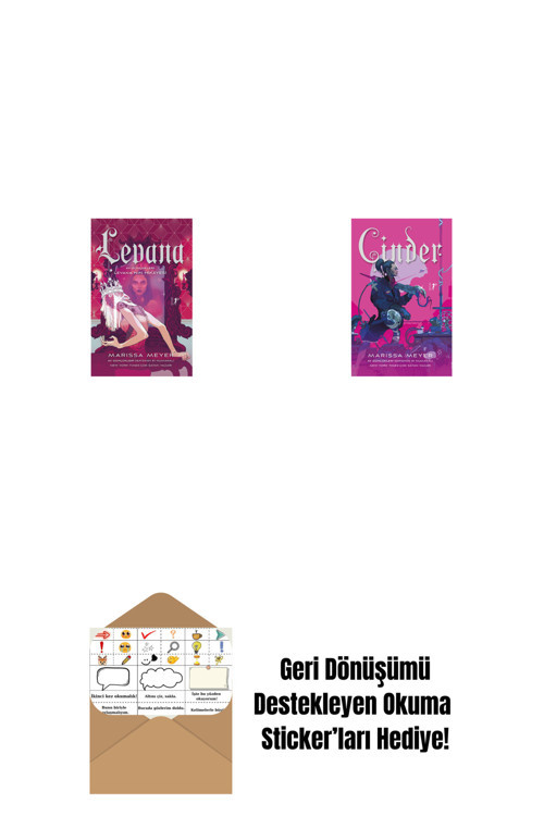 Artemis Yayınları Levana + Cinder + Okuma Sticker'Ları