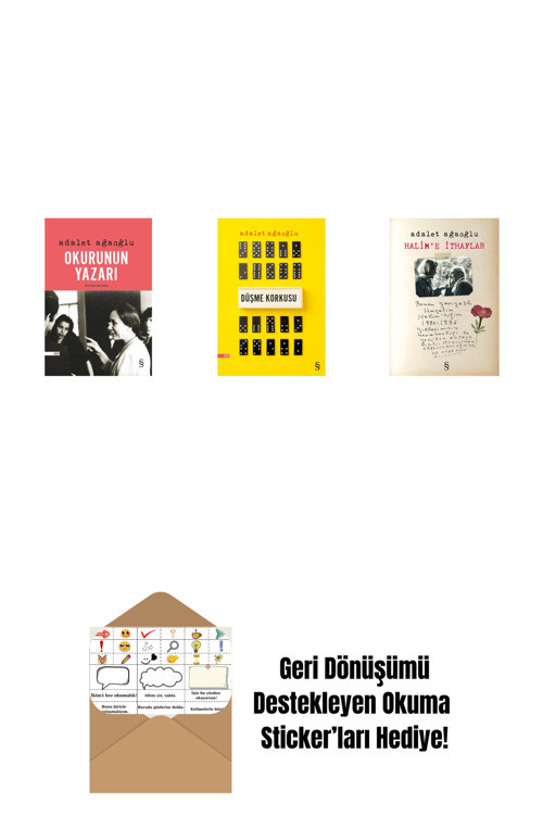 Everest Yayınları Okurunun Yazarı + Düşme Korkusu + Halim'E İthaflar + Okuma Sticker'Ları