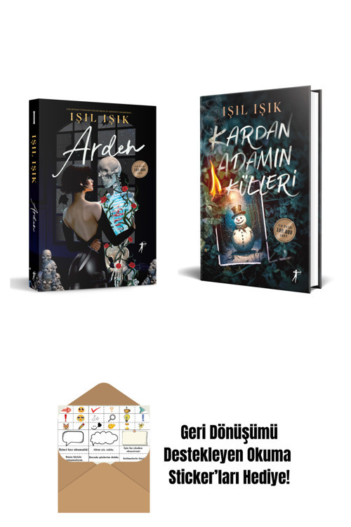 Artemis Yayınları Arden 1 + Kardan Adamın Külleri (Ciltli) + Okuma Sticker'Ları