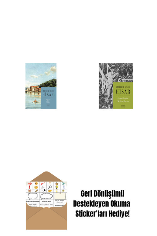 Everest Yayınları Boğaziçi Yalıları (Kitap Boy) + Ahmet Haşim: Şiiri Ve Hayatı + Okuma Sticker'Ları
