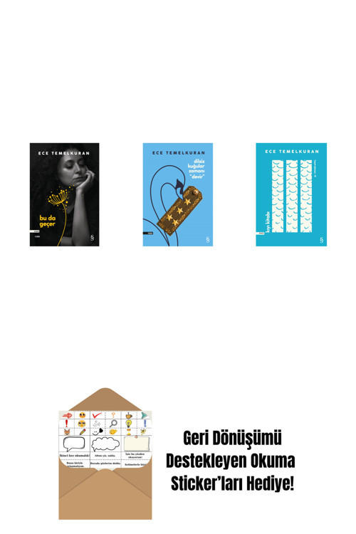 Everest Yayınları Bu Da Geçer + Dilsiz Kuğular Zamanı “Devir” + Kıyı Kitabı + Okuma Sticker'Ları