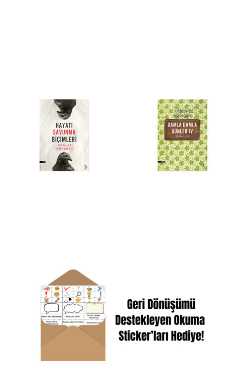 Everest Yayınları Hayatı Savunma Biçimleri + Damla Damla Günler 4 + Okuma Sticker'Ları
