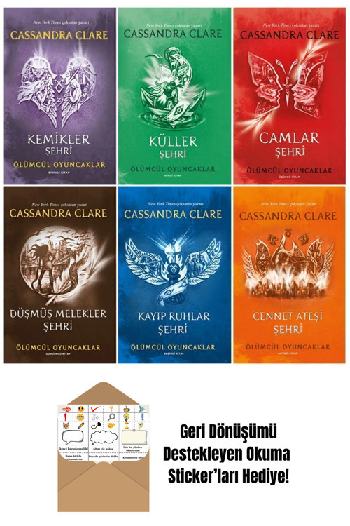 Artemis Yayınları Ölümcül Oyuncaklar Serisi 6 Kitap Set + Okuma Sticker'Ları