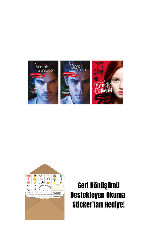Artemis Yayınları L. J. Smith 3 Kitap Set + Okuma Sticker'Ları