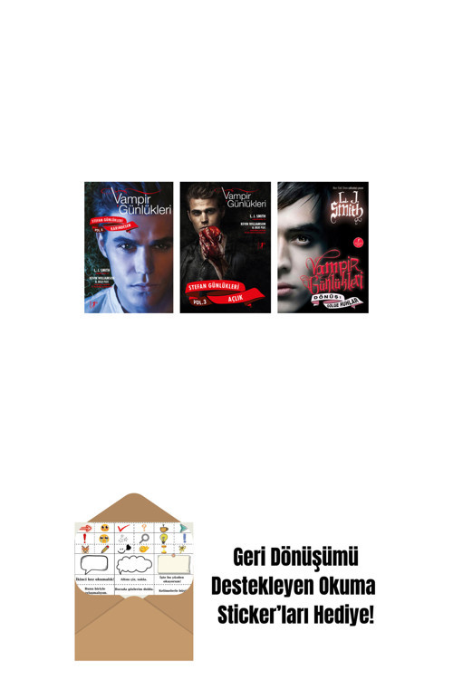 Artemis Yayınları L. J. Smith 3 Kitap Set + Okuma Sticker'Ları
