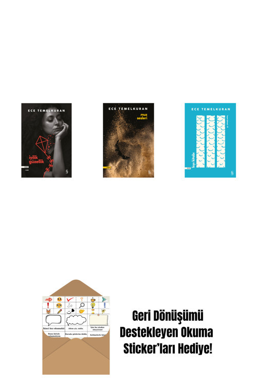 Everest Yayınları İyilik Güzellik + Muz Sesleri + Kıyı Kitabı + Okuma Sticker'Ları