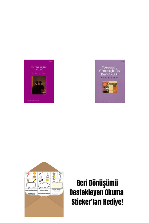 Everest Yayınları Entelektüel Tereddüt + Toplumcu Gerçekçiliğin Kaynakları + Okuma Sticker'Ları
