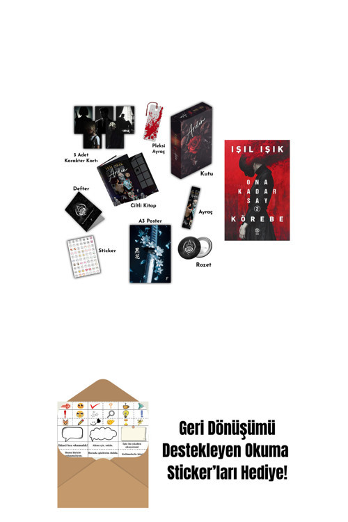 Artemis Yayınları Arden 1 (Ciltli - Kutulu Özel Set) + Ona Kadar Say 2 - Körebe + Okuma Sticker'Ları