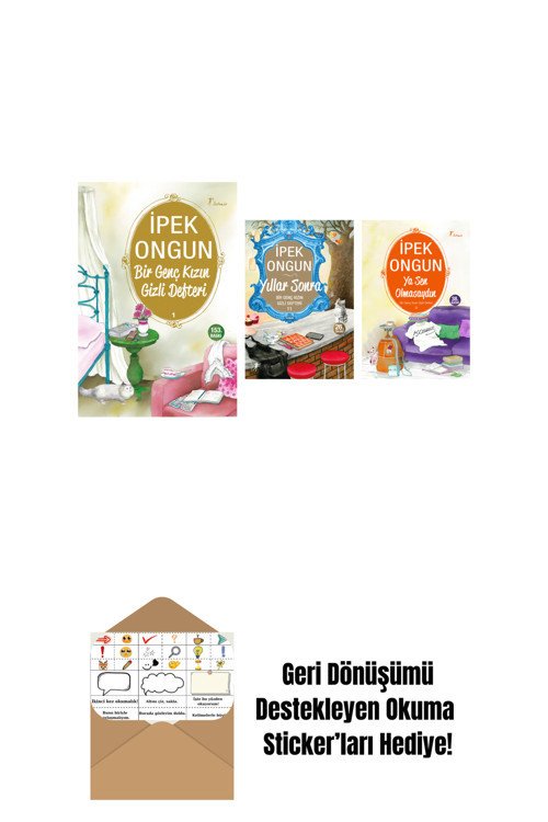 Artemis Yayınları İpek Ongun 3 Kitap Set + Okuma Sticker'Ları