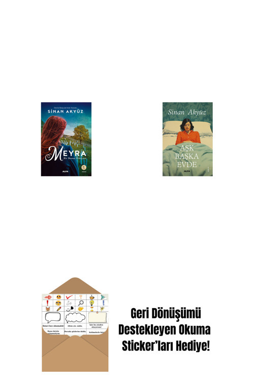 Alfa Yayıncılık Meyra - Bir Bosna Hikayesi + Aşk Başka Evde + Okuma Sticker'Ları
