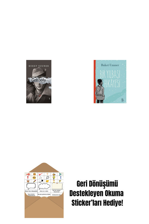 Everest Yayınları Gelibolu (Ciltli) + Bir Yılbaşı Hikâyesi + Okuma Sticker'Ları