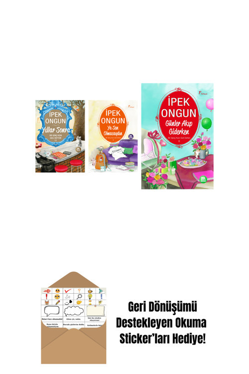 Artemis Yayınları İpek Ongun 3 Kitap Set + Okuma Sticker'Ları